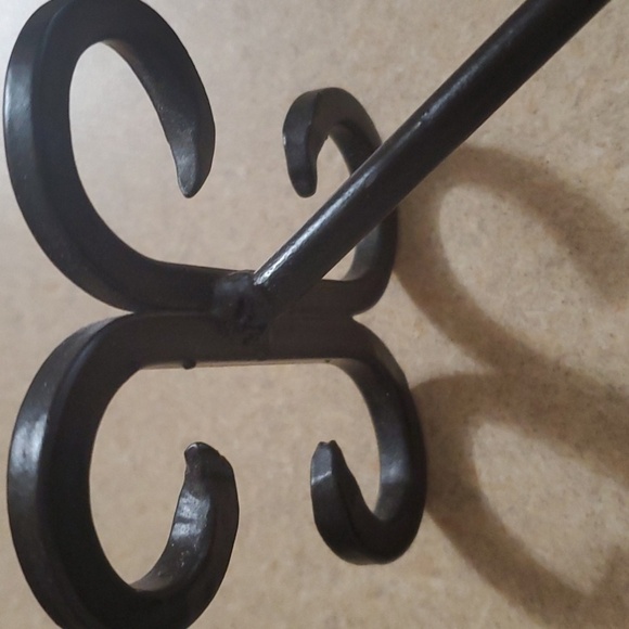 Cook book holder lack wrought iron like metal book holder - Picture 4 of 4